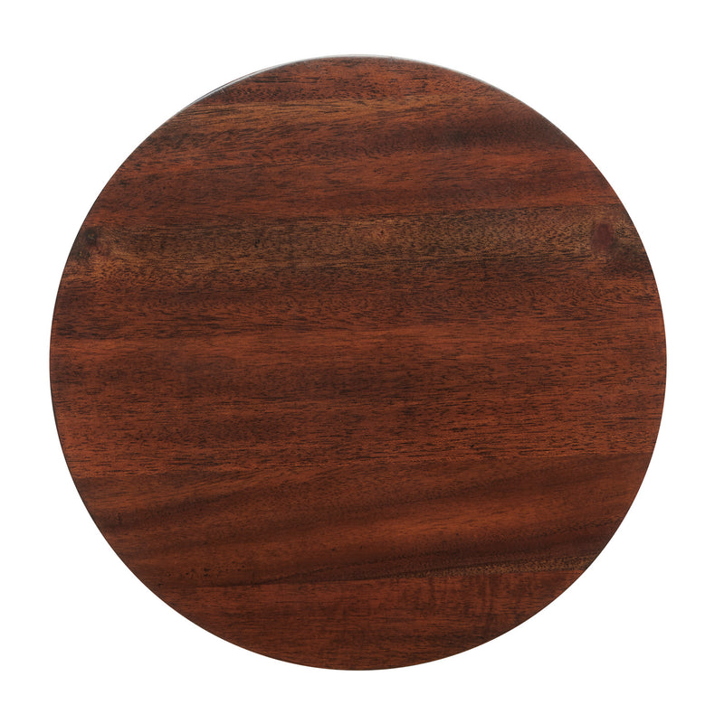 Currey and Company 3000-0187 Drinks Table, Dark Walnut