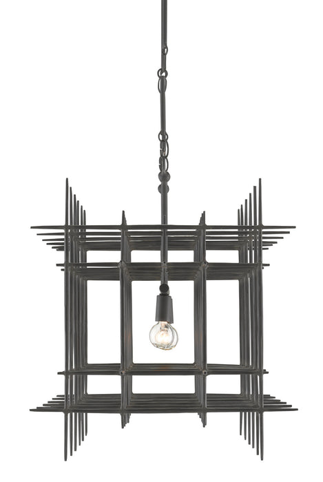Currey and Company 9000-0809 Five Light Chandelier, Blacksmith