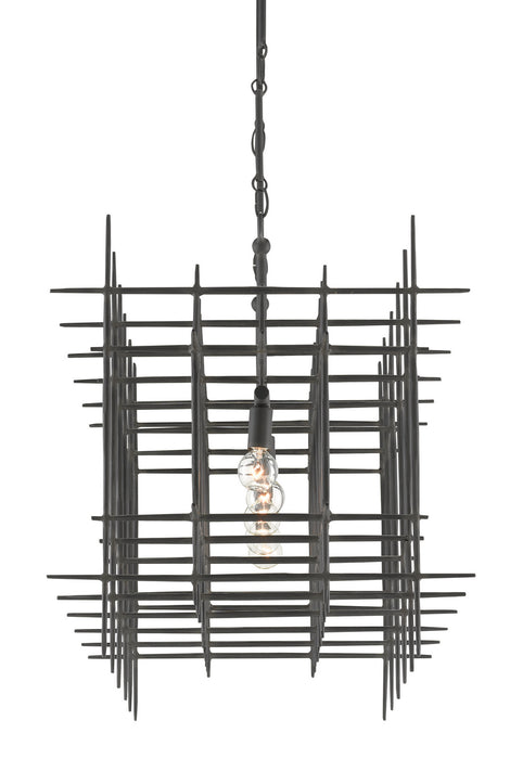 Currey and Company 9000-0809 Five Light Chandelier, Blacksmith