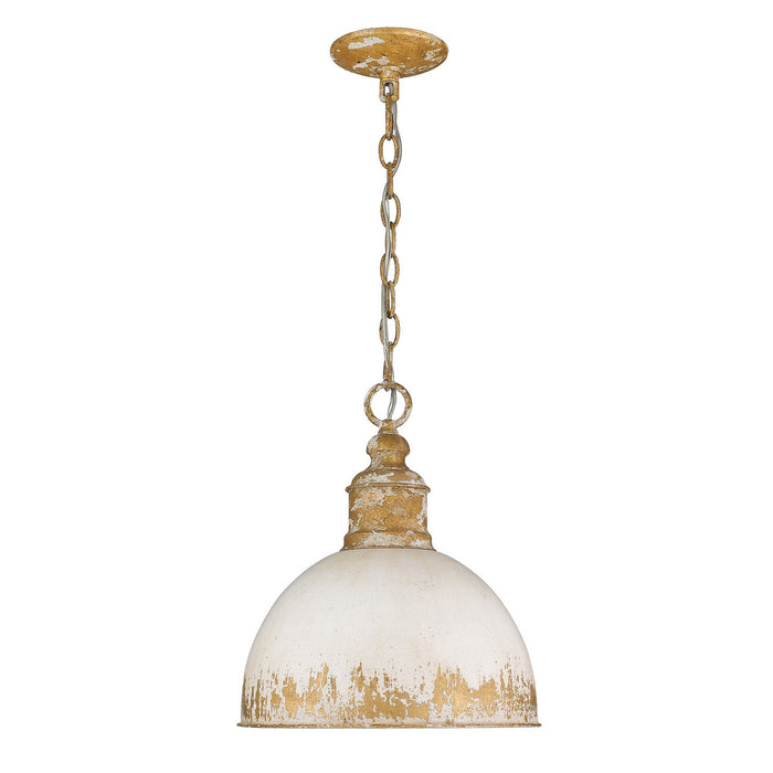 Golden 0809-M VG-AI One Light Pendant, Vintage Gold