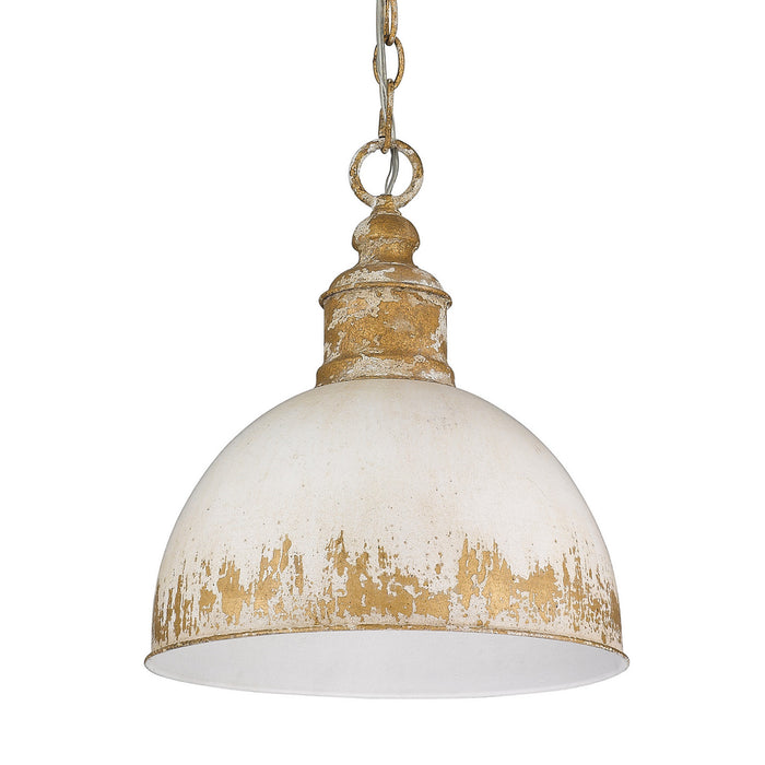 Golden 0809-M VG-AI One Light Pendant, Vintage Gold