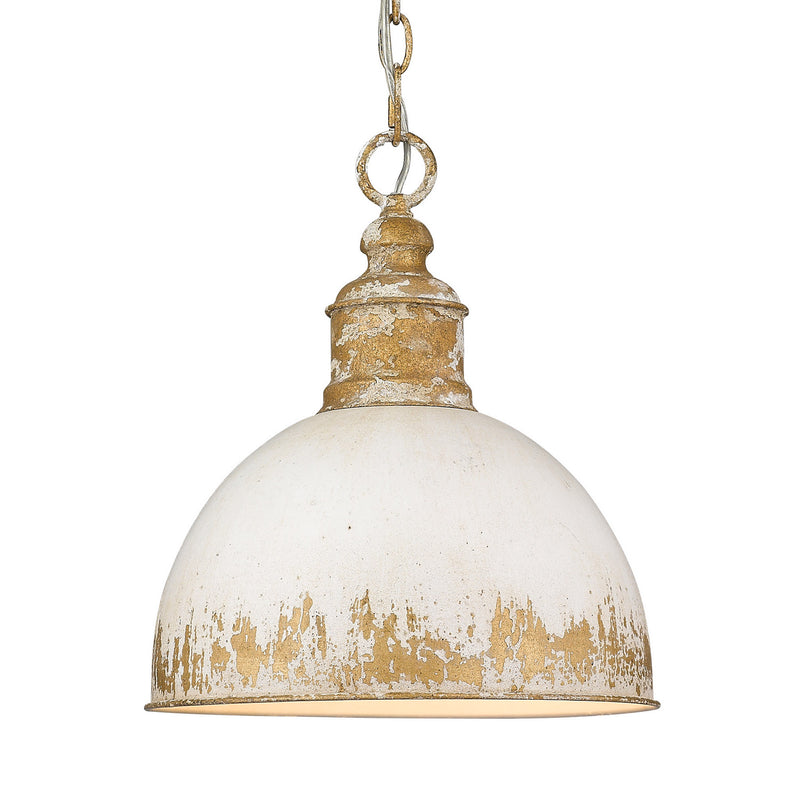 Golden 0809-M VG-AI One Light Pendant, Vintage Gold