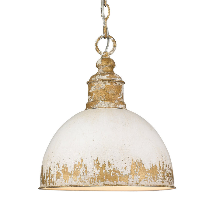 Golden 0809-M VG-AI One Light Pendant, Vintage Gold