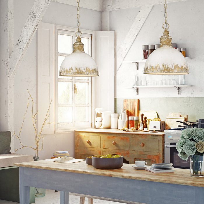 Golden 0809-M VG-AI One Light Pendant, Vintage Gold