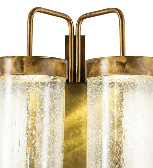 Meyda Tiffany 238863 Two Light Wall Sconce, Gold Matte