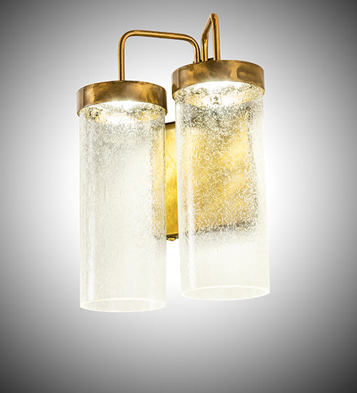 Meyda Tiffany 238863 Two Light Wall Sconce, Gold Matte