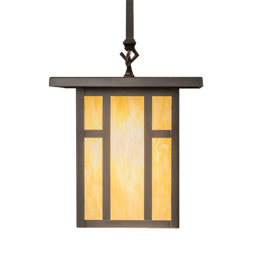 Meyda Tiffany 238957 One Light Pendant, Craftsman Brown