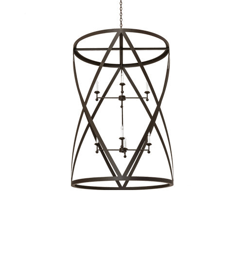 Meyda Tiffany 240271 Eight Light Pendant, Oil Rubbed Bronze