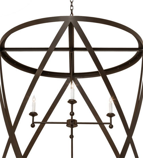 Meyda Tiffany 240271 Eight Light Pendant, Oil Rubbed Bronze