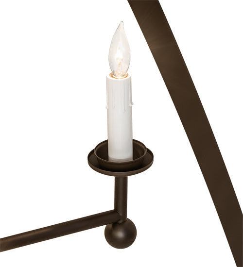 Meyda Tiffany 240271 Eight Light Pendant, Oil Rubbed Bronze