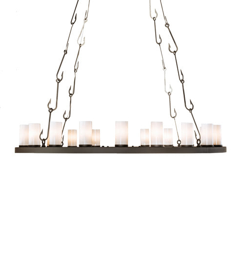 Meyda Tiffany 240760 LED Chandelier, Oil Rubbed Bronze/Industrial Steel
