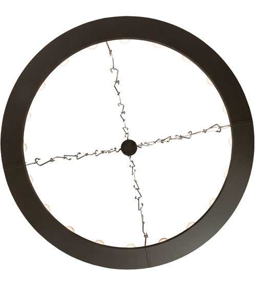 Meyda Tiffany 240760 LED Chandelier, Oil Rubbed Bronze/Industrial Steel