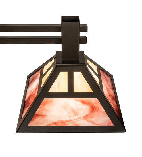 Meyda Tiffany 240914 Four Light Island Pendant, Timeless Bronze