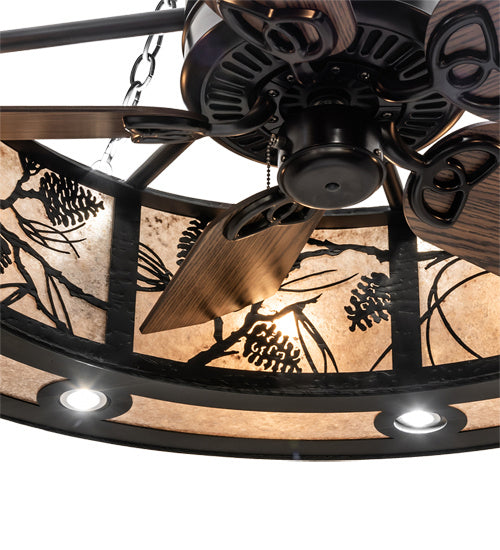Meyda Tiffany 241048 LED Chandel-Air, Black Metal