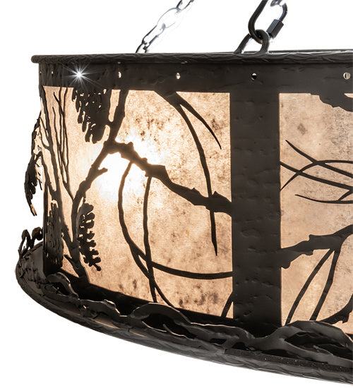 Meyda Tiffany 241048 LED Chandel-Air, Black Metal