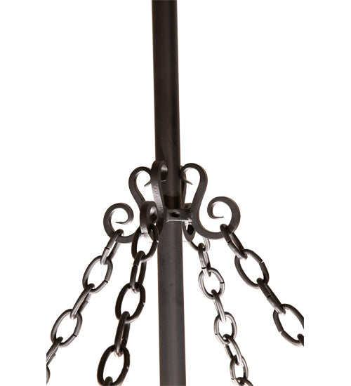 Meyda Tiffany 241048 LED Chandel-Air, Black Metal