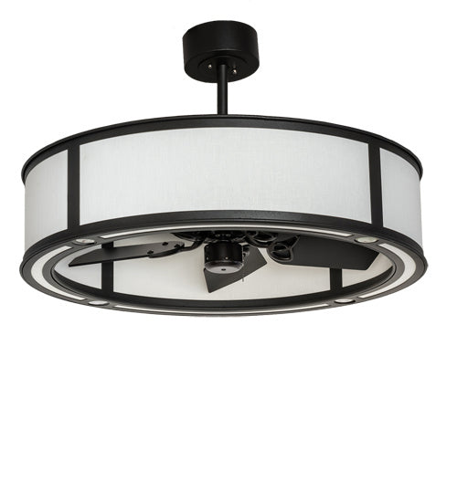 Meyda Tiffany 241706 Four Light Chandel-Air, Old Wrought Iron