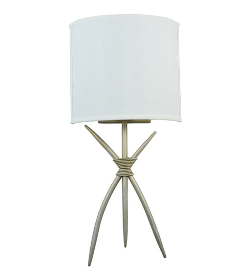 Meyda Tiffany 244798 One Light Wall Sconce, Champagne Silver Metallic
