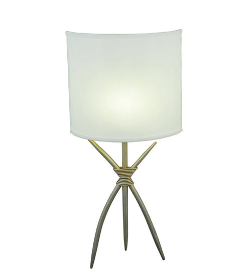 Meyda Tiffany 244798 One Light Wall Sconce, Champagne Silver Metallic