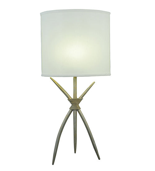 Meyda Tiffany 244798 One Light Wall Sconce, Champagne Silver Metallic