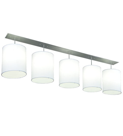 Meyda Tiffany 244966 Five Light Pendant, Nickel