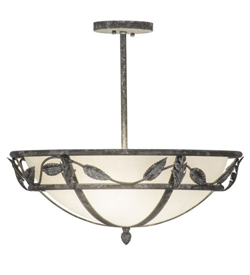 Meyda Tiffany 245050 Two Light Semi-Flushmount, Smoke