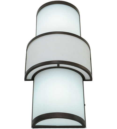 Meyda Tiffany 245366 LED Wall Sconce, Mahogany Bronze