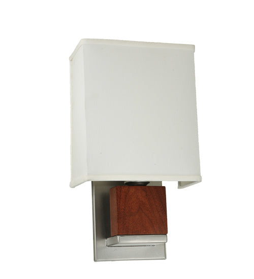 Meyda Tiffany 245404 One Light Wall Sconce, Mahogany Wood