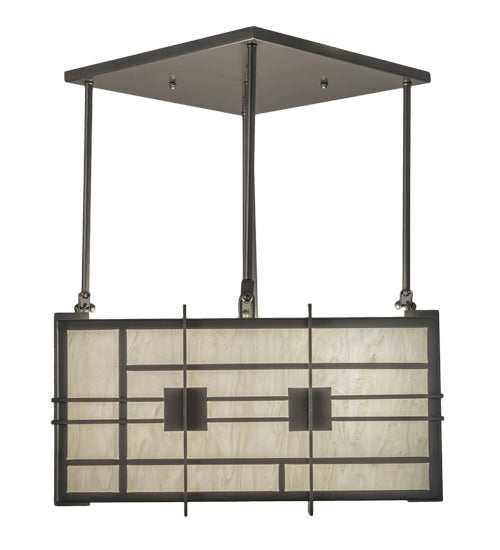Meyda Tiffany 245462 Four Light Pendant, Bronze Metallic