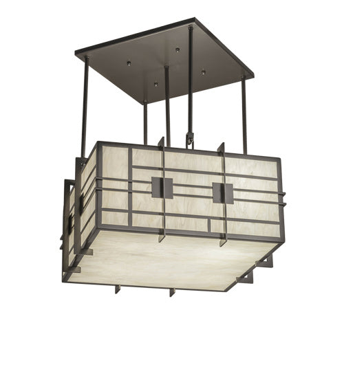 Meyda Tiffany 245462 Four Light Pendant, Bronze Metallic