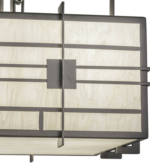 Meyda Tiffany 245462 Four Light Pendant, Bronze Metallic