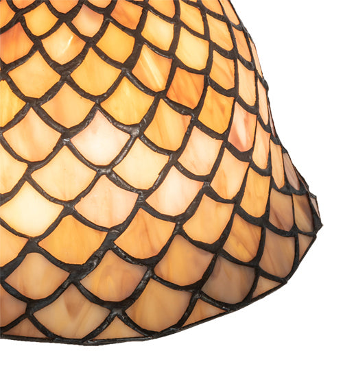 Meyda Tiffany 245477 Three Light Table Lamp, Mahogany Bronze
