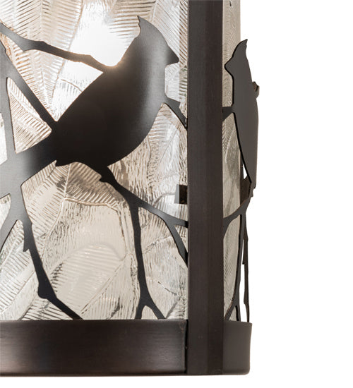 Meyda Tiffany 54298 One Light Wall Sconce, Clear Leaf