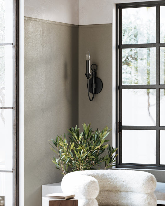 Troy Lighting B1001-FOR One Light Wall Sconce, Forged Iron