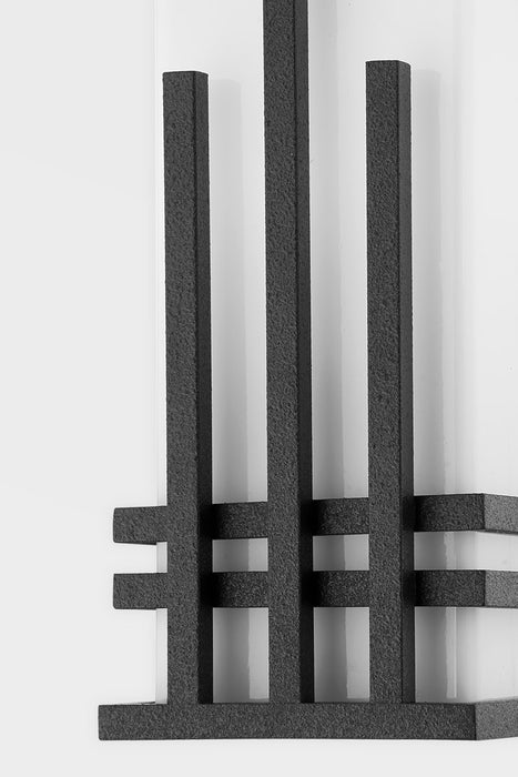 Troy Lighting B5411-TBK One Light Wall Sconce, Textured Black
