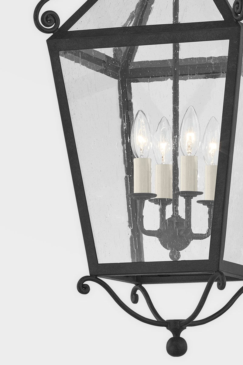 Troy Lighting F4128-FRN Four Light Outdoor Lantern, French Iron
