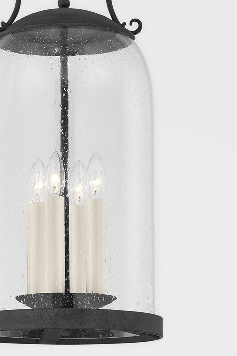 Troy Lighting F5186-FRN Four Light Pendant, French Iron