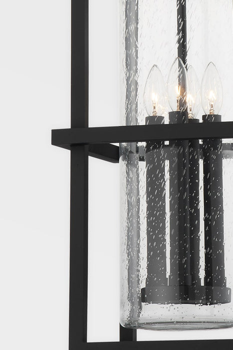 Troy Lighting F7526-TBK Four Light Exterior Lantern, Textured Black