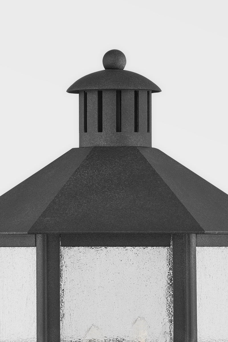 Troy Lighting P2522-FRN Four Light Outdoor Post, French Iron