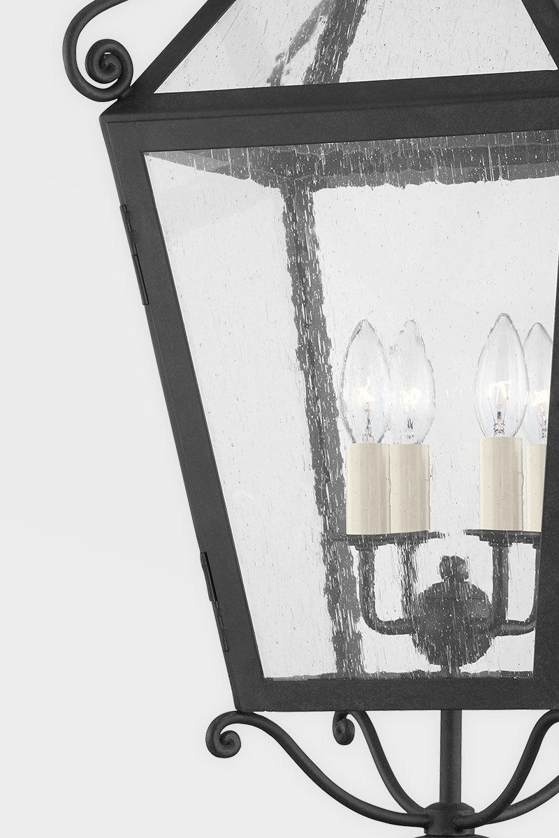 Troy Lighting P4129-FRN Four Light Pendant, French Iron
