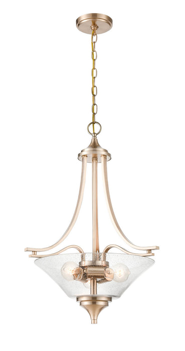 Millennium 1473-MG Three Light Pendant, Modern Gold