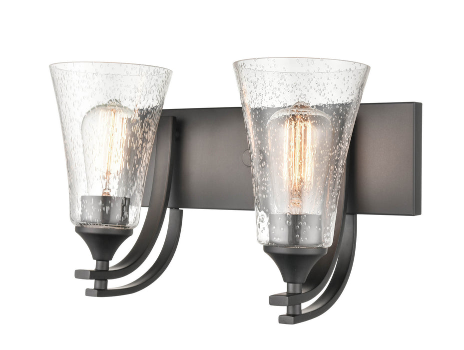 Millennium 1492-MB Two Light Vanity, Matte Black
