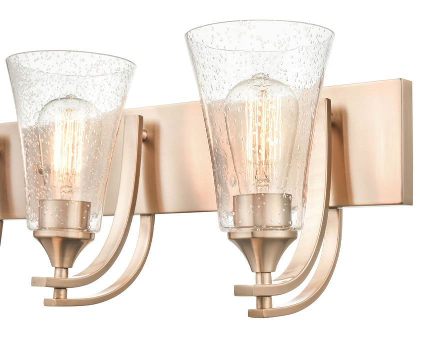 Millennium 1493-MG Three Light Vanity, Modern Gold