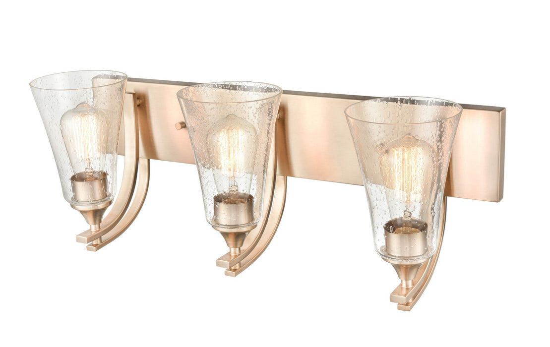 Millennium 1493-MG Three Light Vanity, Modern Gold