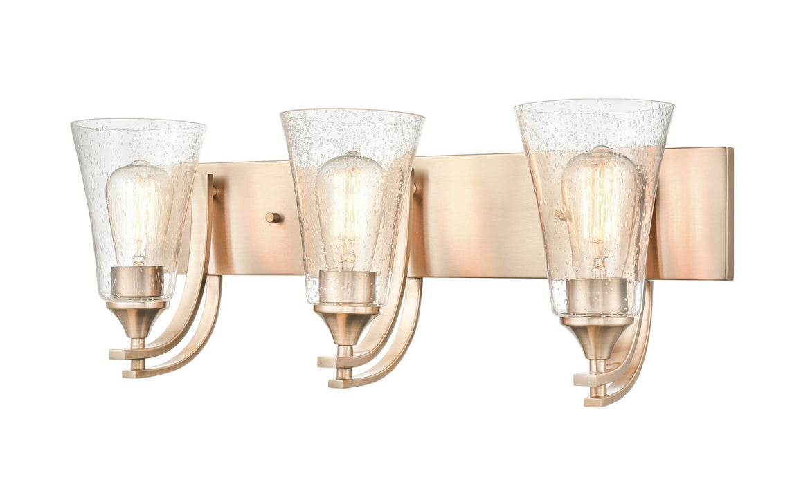 Millennium 1493-MG Three Light Vanity, Modern Gold