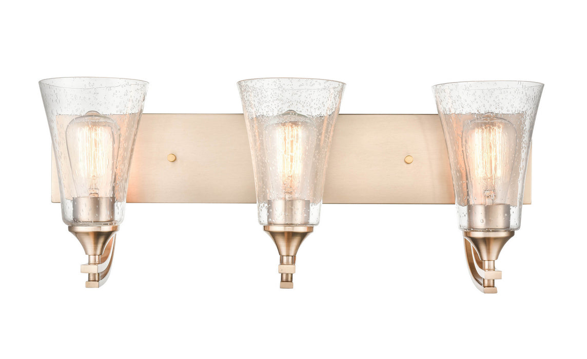Millennium 1493-MG Three Light Vanity, Modern Gold