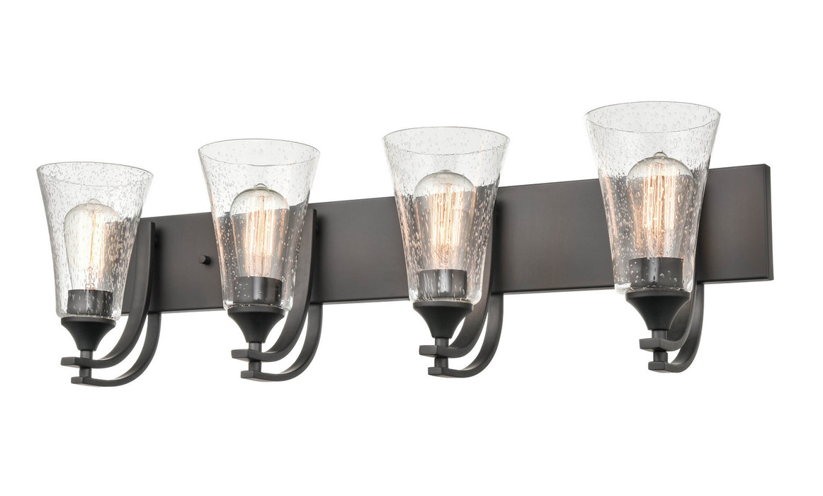 Millennium 1494-MB Four Light Vanity, Matte Black
