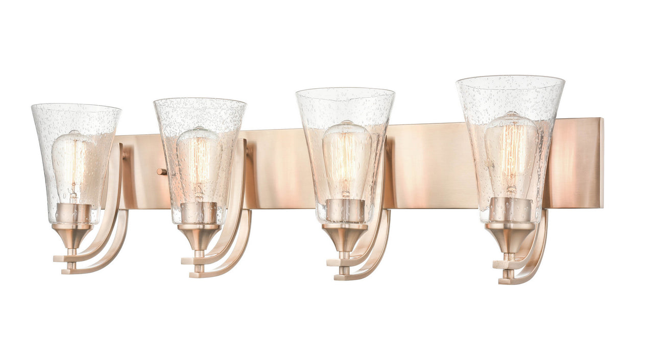 Millennium 1494-MG Four Light Vanity, Modern Gold