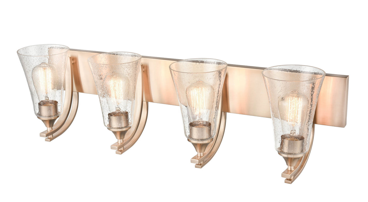Millennium 1494-MG Four Light Vanity, Modern Gold