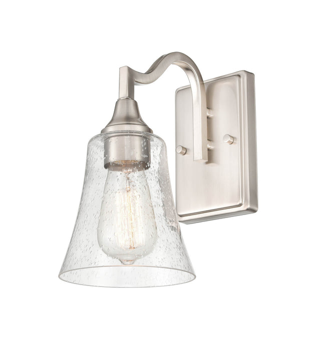 Millennium 2101-BN One Light Wall Sconce, Brushed Nickel